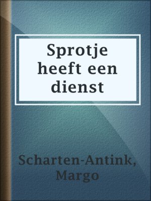 cover image of Sprotje heeft een dienst